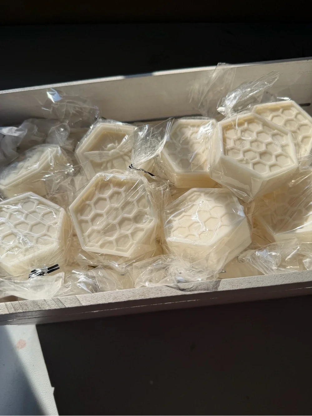 Hexagon Honeycomb Soap Party Favors - Three Different Scents x 12 In Each Scent